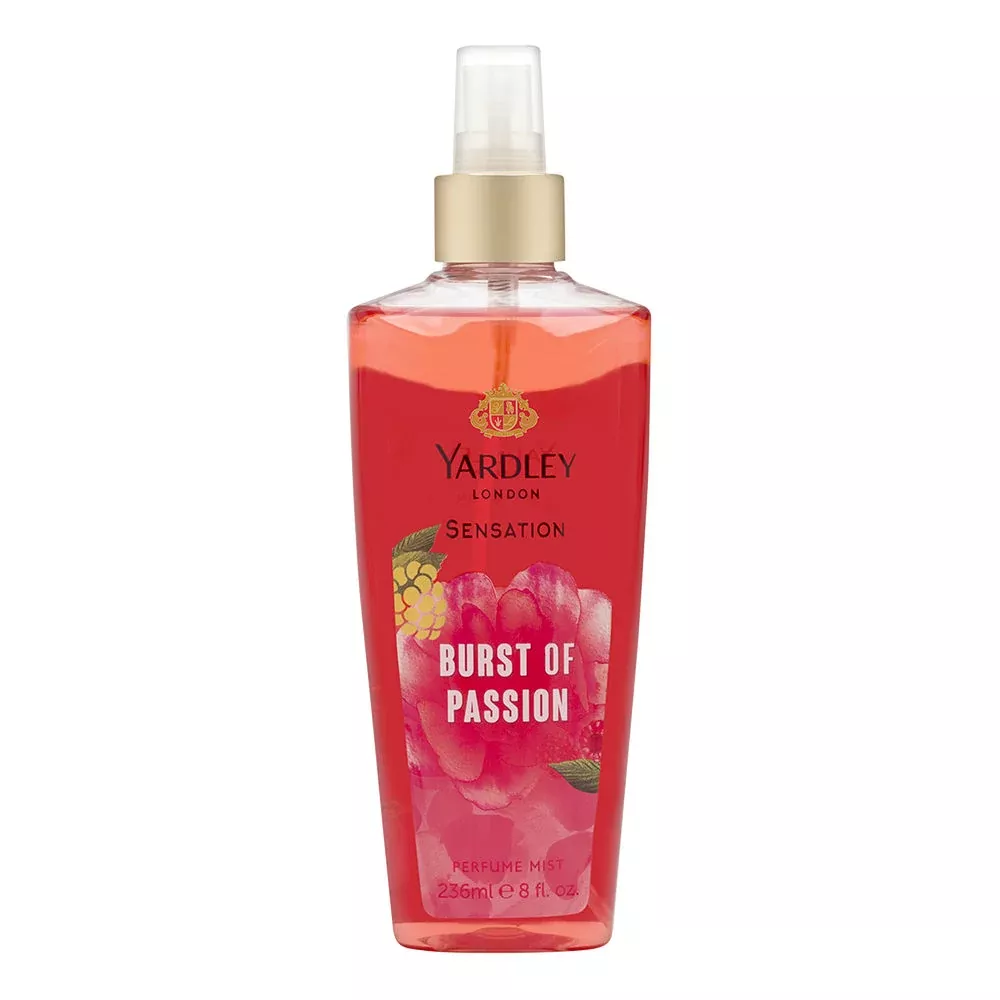 Yardley London Sensation Burst of Passion 8.0 oz Perfume Mist