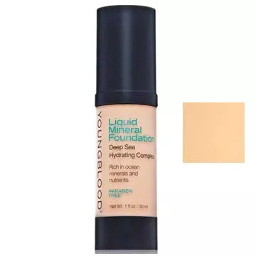 Youngblood Liquid Mineral Foundation, 1 oz - Shell
