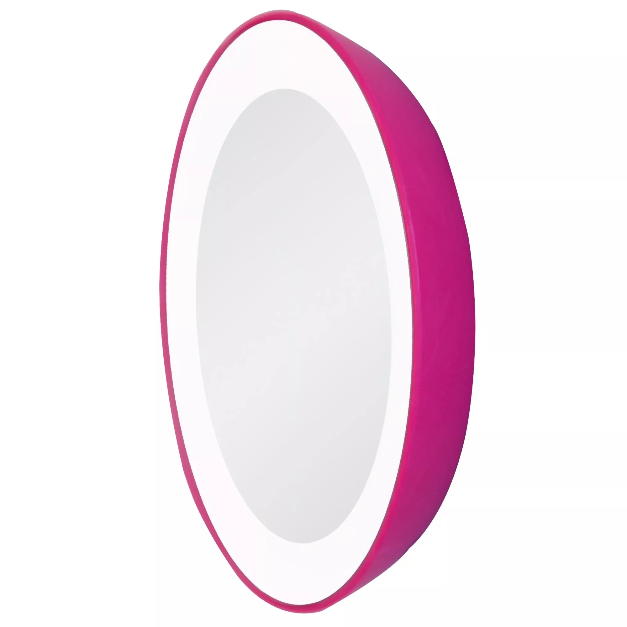 Zadro LED Lighted Spot Travel Mirror in Pink LED10X