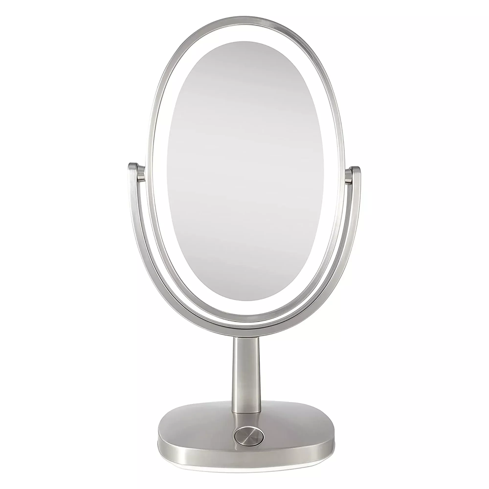 Zadro NEWPORT 10" Oval Ultra Bright Adaptive Color LED Mirror 5X/1X LOVAR45