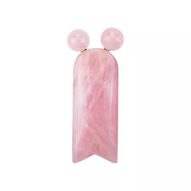 ZAQ Kitty Gua Sha Roller - Rose Quarts