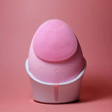 ZAQ Mellow Silicone Facial Cleansing Brush - Pink