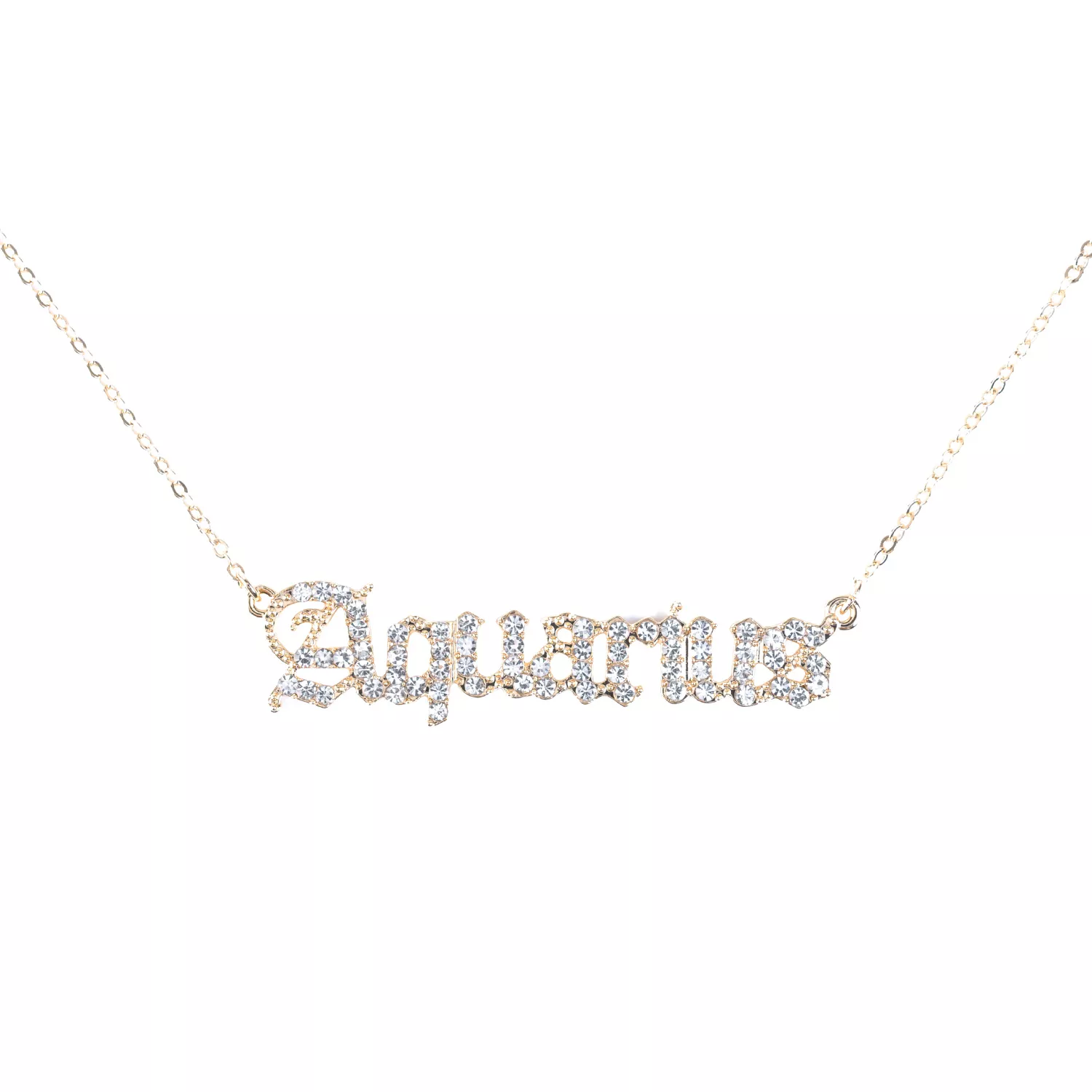 Zodiac Necklace Gold