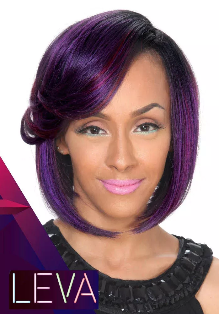 Zury Sis Angled Line Cut Styles Lace Part Wig A Line-H LEVA