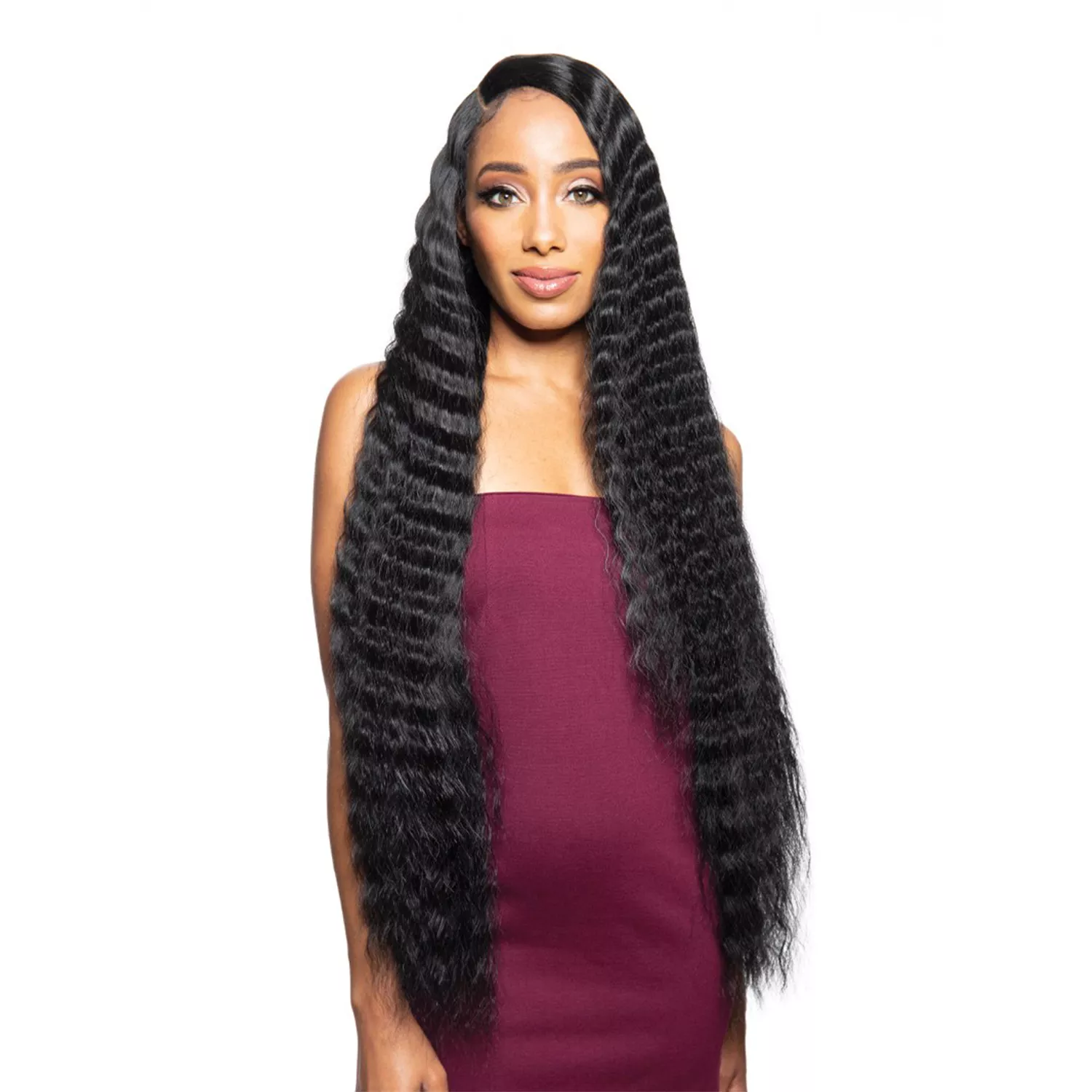 Zury Sis Beyond HD Lace Front Wig Crimp 34″