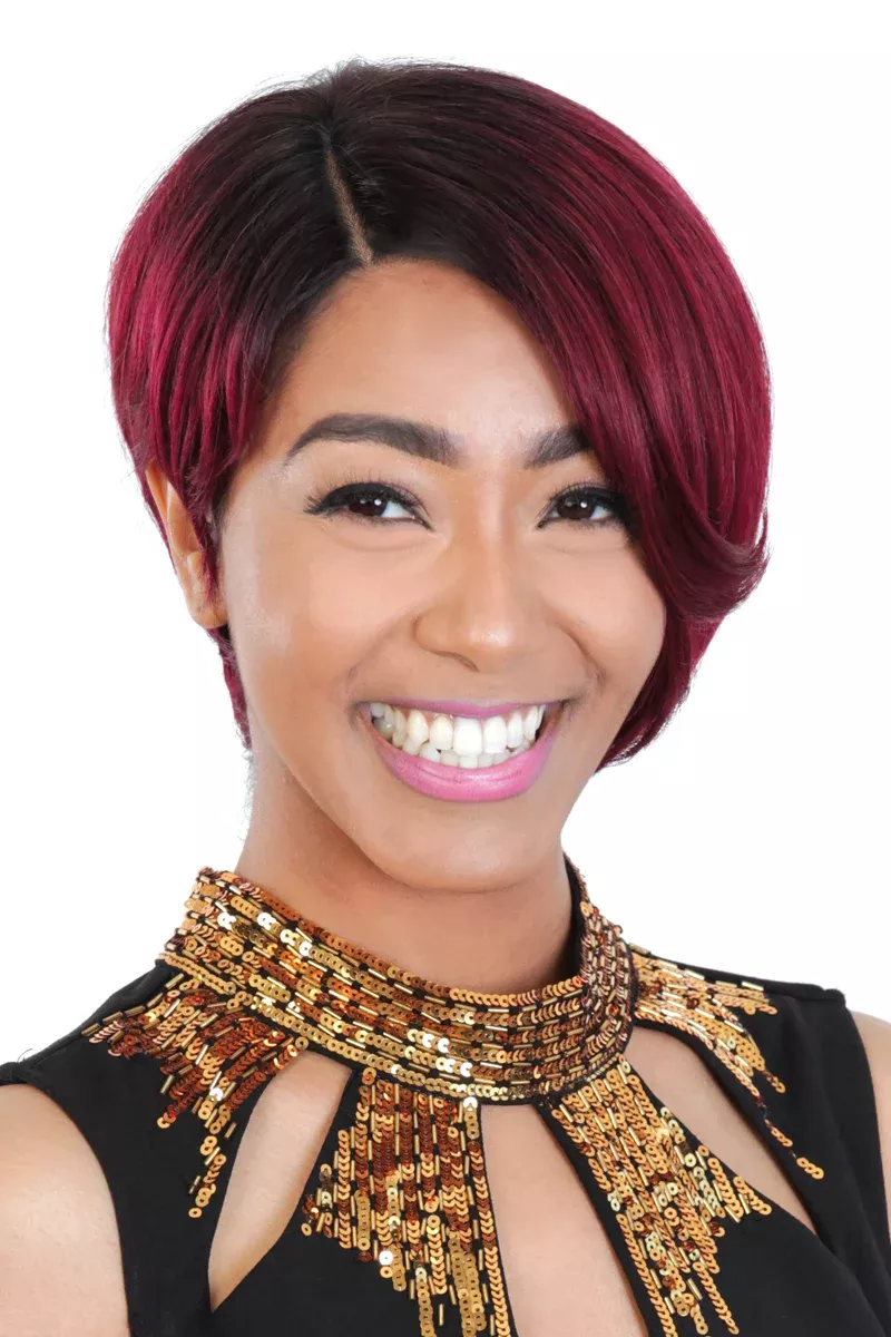 Zury Sis Human Hair Pre Tweezed Part Wig HR A LINE GLEN