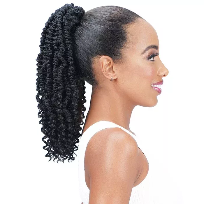 Zury Sis Miss Drawstring Drawstring Ponytail - MISS PASSION TWIST 14"
