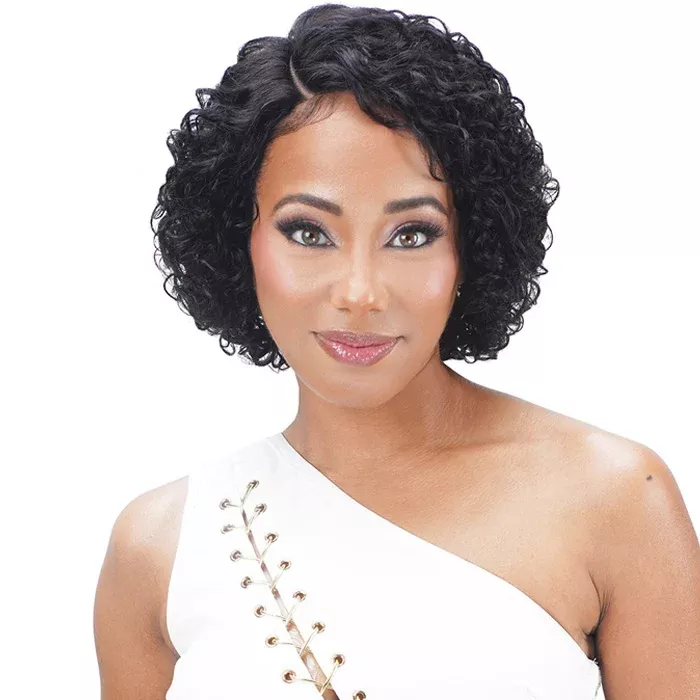 Zury Sis Ms. Wisdom Salt & Pepper 100% Human Hair Lace Part Wig - NSIA