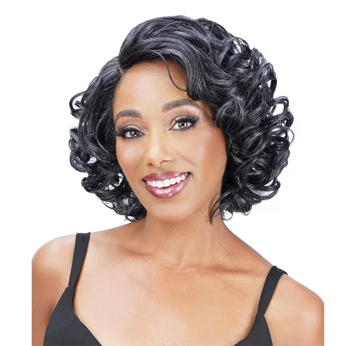 Zury Sis Ms.Wisdom Salt and Pepper Lace Part Wig – WISDOM 303