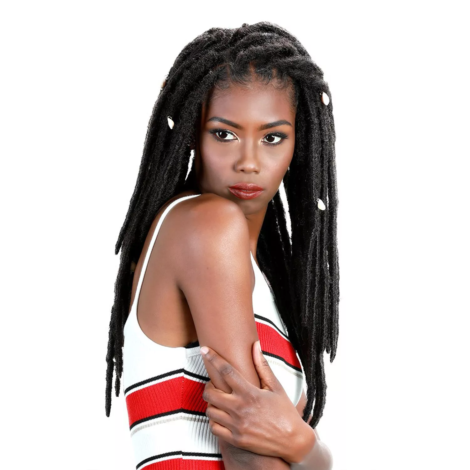 Zury Synthetic Hair Braid Loc Extension Inter Loc 14″